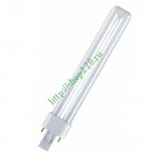 Лампа КЛЛ Dulux S 11W/21-840 G23 Osram