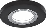 Светильник Gauss Mirror RR001 Круг. Кристал черный/Хром, Gu5.3 1/50