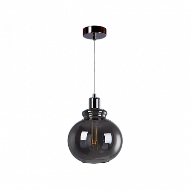 Cветильник BENETTI Modern Fusione подвесной серый/дымчатый, 1xE27, коллекция MOD-020