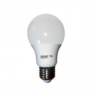 Лампа LED А60  7W 4100K Е27 Gauss-Elementary