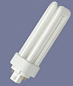 Лампа КЛЛ Dulux D/E 18W/21-840 G24q-2 Osram