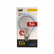 Лампа LED ECO G45 шар 5Вт  4000K E14 IEK 