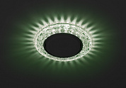 DK LD24 GR/WH Светильник ЭРА декор cо светодиодной подсветкой Gx53, зеленый (50/800)