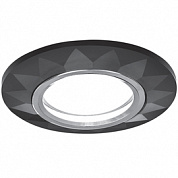 Светильник Gauss Mirror RR006 Гран.Кристал черный/Хром, Gu5.3 1/50