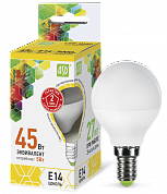 Лампа LED-standard - ШАР 5.0Вт 160-260В Е14 3000К 400Лм ASD