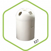 Электропатрон Е27-ПП пластиковый подвесной ASD ( Белый)
