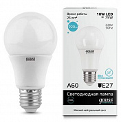 лампа LED А60 10W 4100K Е27 Gauss-Elementary