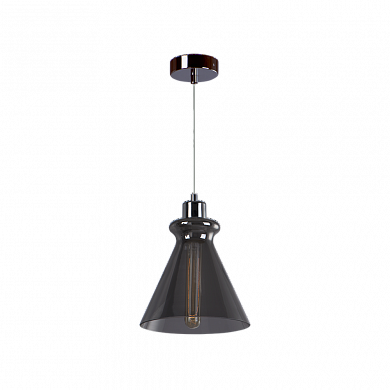 Cветильник BENETTI Modern Fusione подвесной серый/дымчатый, 1xE27, коллекция MOD-021