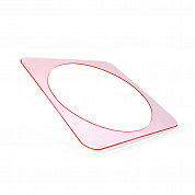 Кант к светильнику «Saturn» 60W розовый (квадратный)