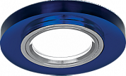 Светильник Gauss Mirror RR004 Круг. Кристал синий/Хром, Gu5.3 1/50