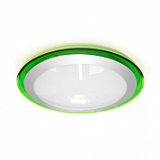 Накладной светодиодный светильник ALR-16 AC170-265V 16W d330мм*H70мм Холодный белый 1400lm (Зеленый
